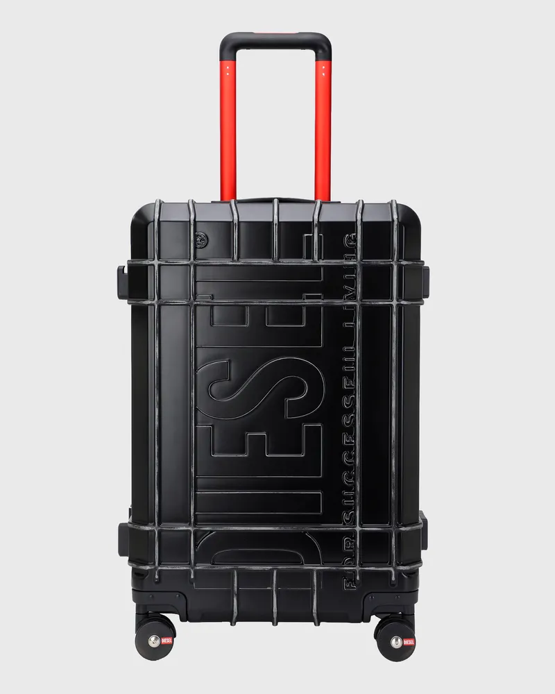 Diesel Robuster Koffer Größe M - Handgepäck Koffer - Unisex - Schwarz Schwarz