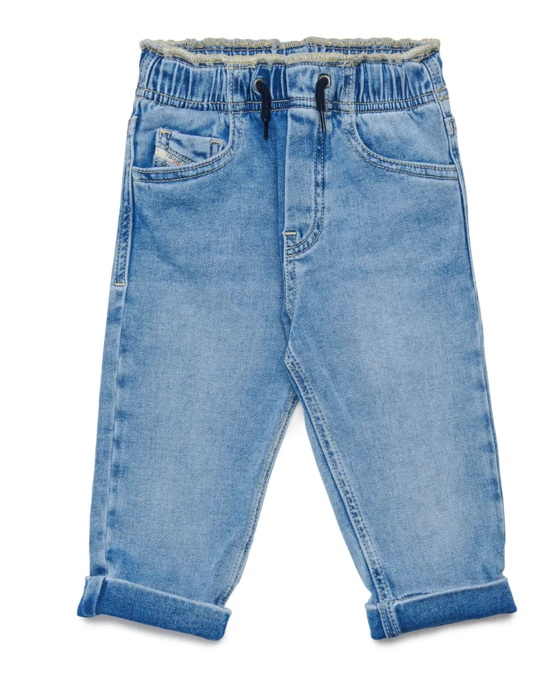 Diesel Relaxed Jeans-D-Marcie Blau