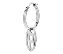 Kreole aus Edelstahl - Ohrringe - Unisex - Silber