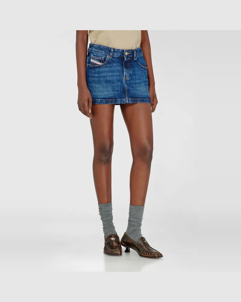 Diesel Minirock aus Denim - Röcke - Damen - Blau Blau