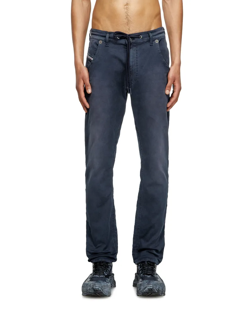 Diesel Regular Regular Waist 2032 D-Krooley Joggjeans, Farbig, Reißverschluss Blau