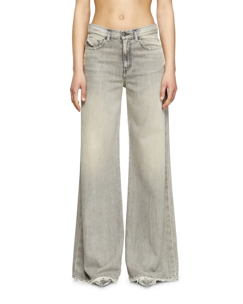Diesel Flare Jeans - 1978 D-Akemi - Jeans - Damen - Grau Grau