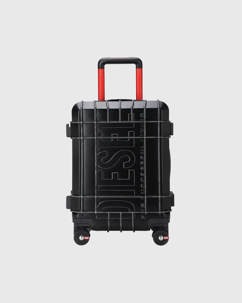 Diesel Robuster Koffer Größe S - Handgepäck Koffer - Unisex - Schwarz Schwarz