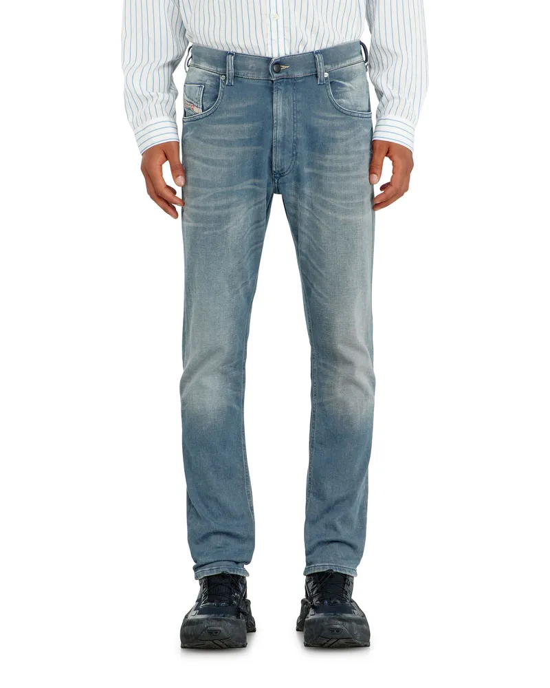 Diesel Regular Regular Waist 2032 D-Krooley-BW Joggjeans, Hellblau, Elastischer Bund Blau