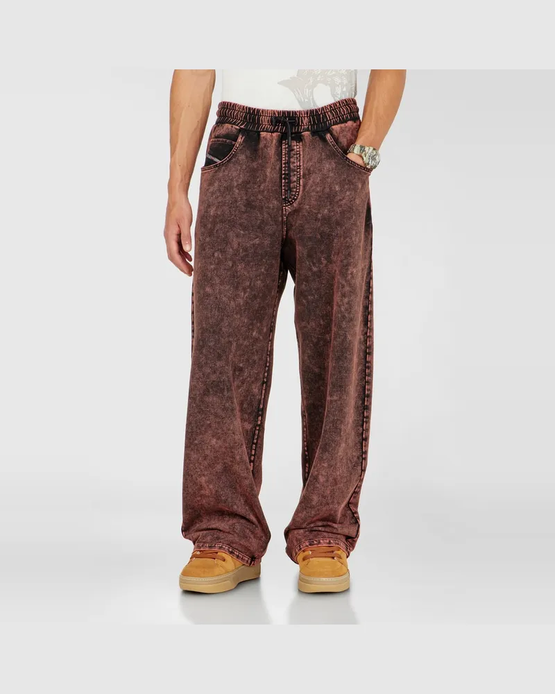 Diesel Sweatpants mit Denim-Effekt - Hosen - Herren - Rot Rot