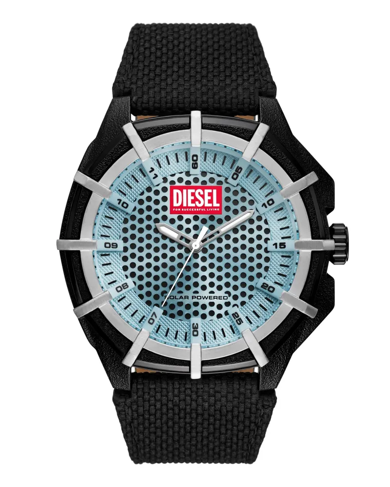 Diesel Solarbetriebene Framed Armbanduhr - Uhren - Herren - Schwarz Schwarz
