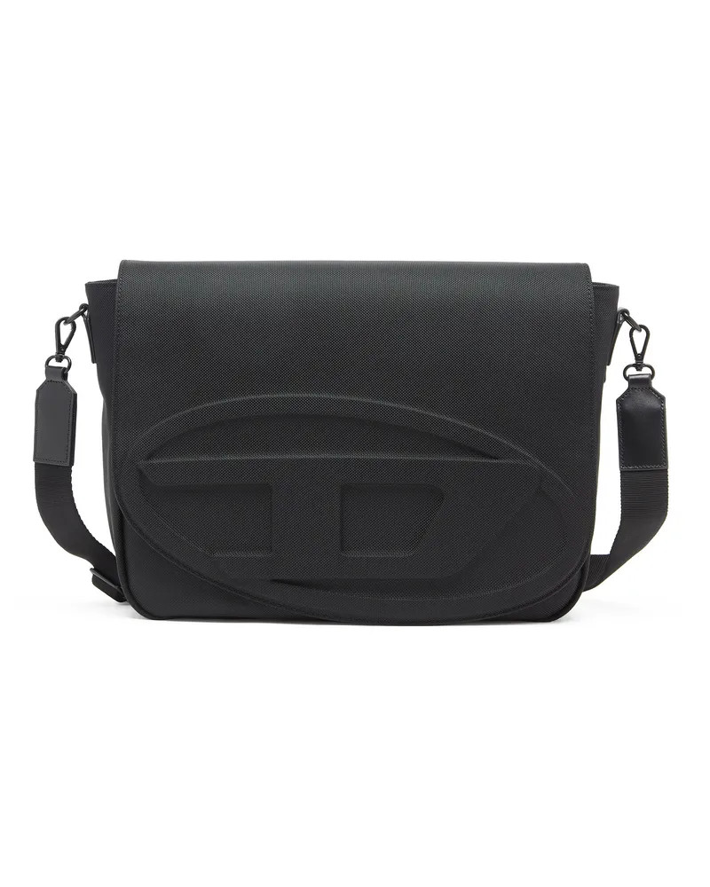 Diesel 1DR-Messenger-Bag aus CORDURA-Nylon - Schultertaschen - Herren - Schwarz Schwarz