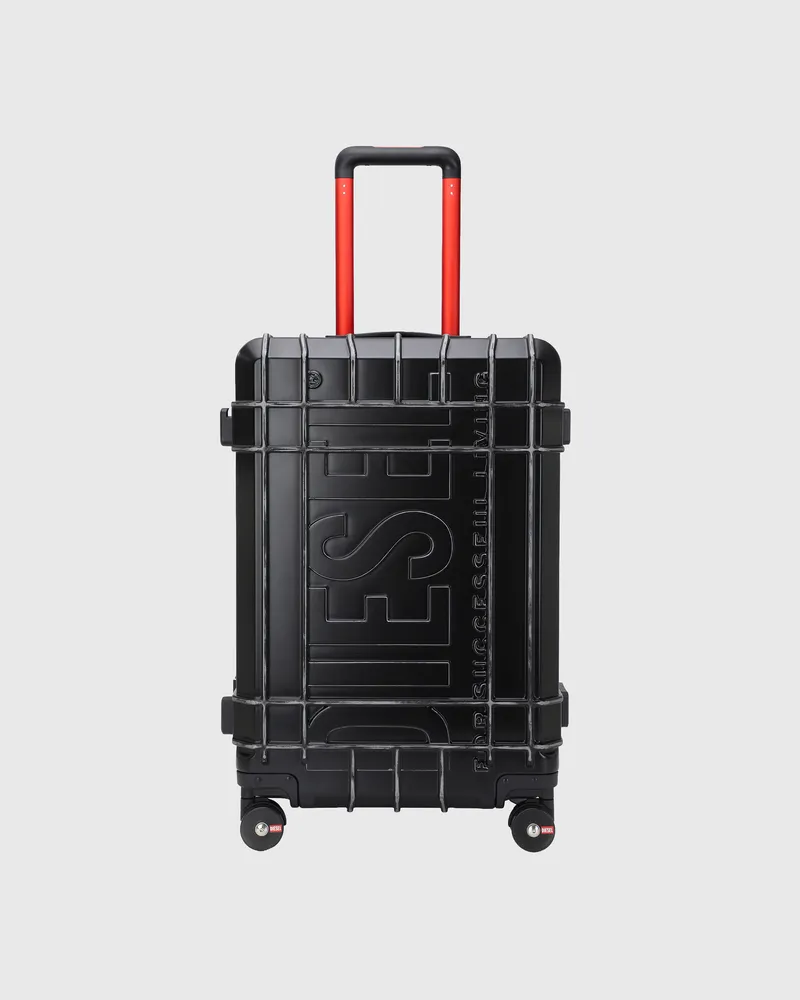 Diesel Robuster Koffer Größe M - Handgepäck Koffer - Unisex - Schwarz Schwarz