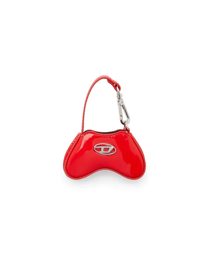 Diesel Glänzender Taschenanhänger mit Spiegel - Charms und Schlüsselanhänger - Damen - Rot Rot