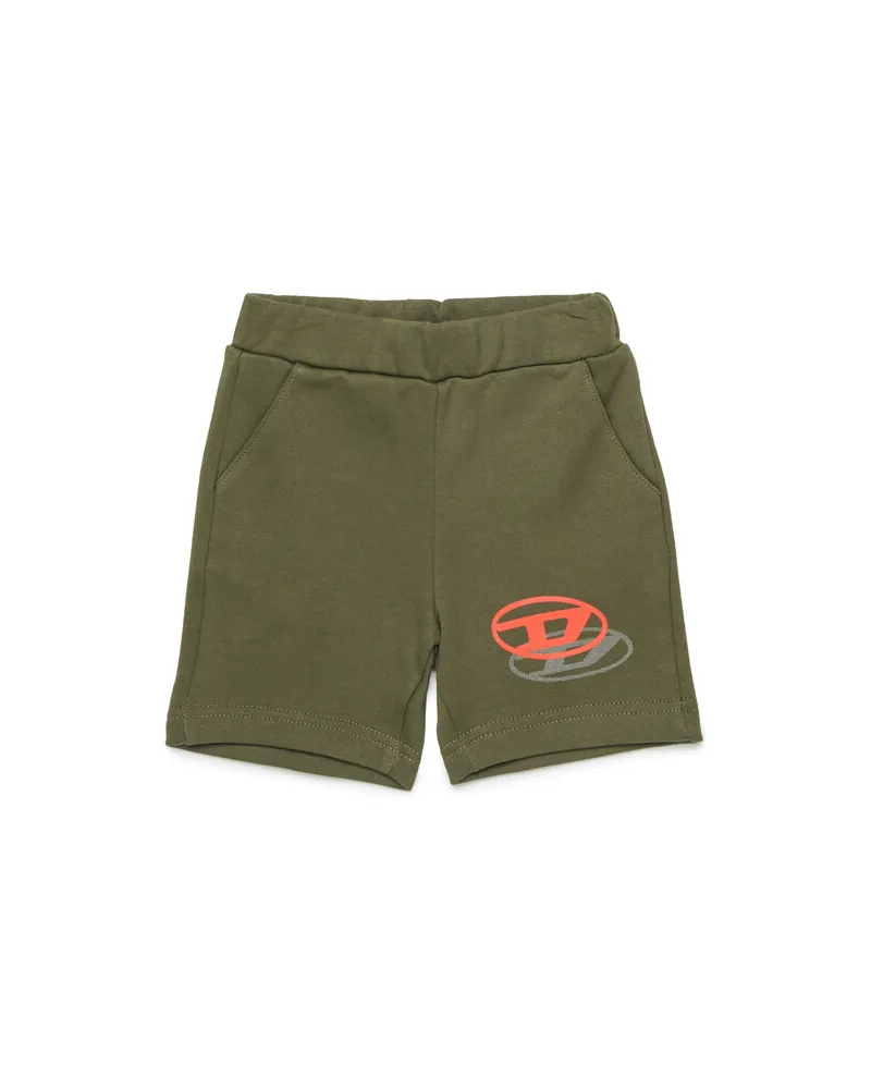 Diesel Sweatshorts mit Oval-D-Print - Kurze Hosen - Herren - Grün Grün