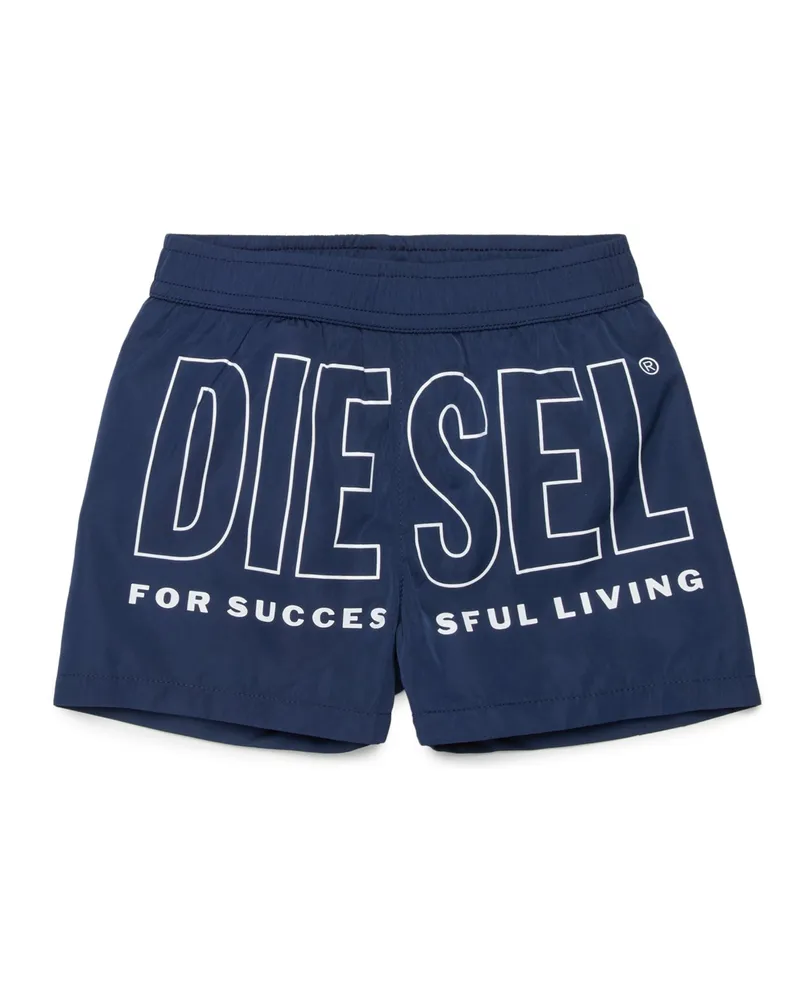 Diesel Badeshorts mit Maxi-Biscotto-Print - Beachwear - Herren - Blau Blau