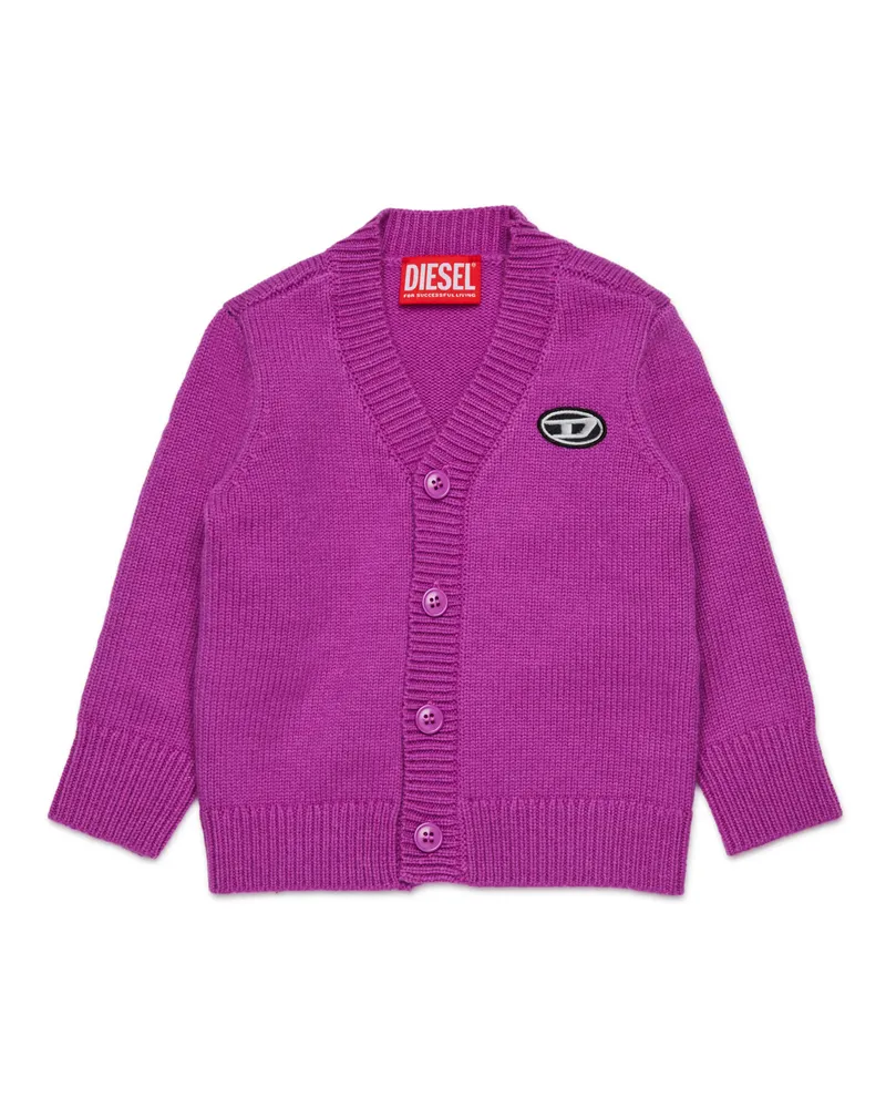 Diesel Cardigan aus Wollmischung - Strickwaren - Unisex - Violett Violett