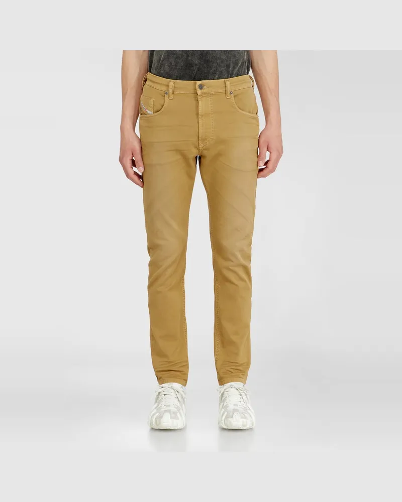 Diesel Regular Regular Waist 2032 D-Krooley-BW Joggjeans, Farbig, Elastischer Bund Beige