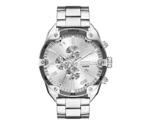 Spiked Chronograph Edelstahl - Uhren - Herren - Silber