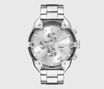 Spiked Chronograph Edelstahl - Uhren - Herren - Silber