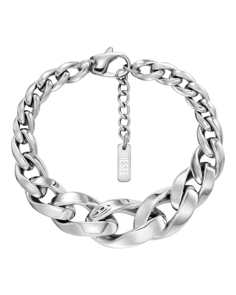 Diesel Kettenarmband aus Edelstahl - Armbänder - Unisex - Silber Silber