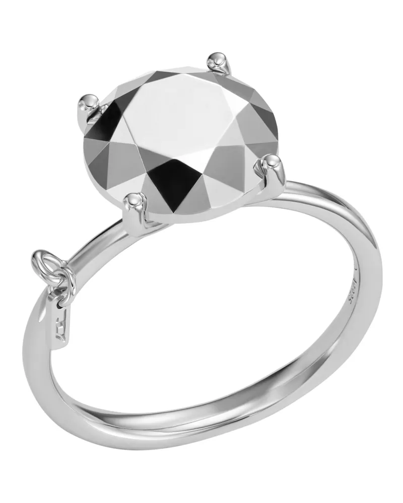 Diesel Ring aus Sterlingsilber mit Diamantschliff - Ringe - Unisex - Silber Silber