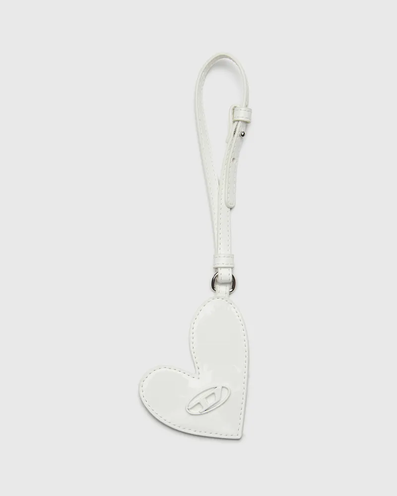 Diesel Spiegelanhänger mit glänzendem Finish - Charms und Schlüsselanhänger - Damen - Weiss Weiss