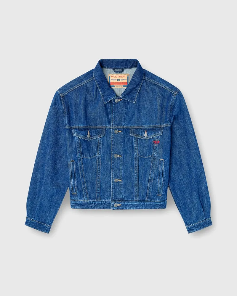 Diesel Truckerjacke aus Denim - Denim jacken - Herren - Blau Blau