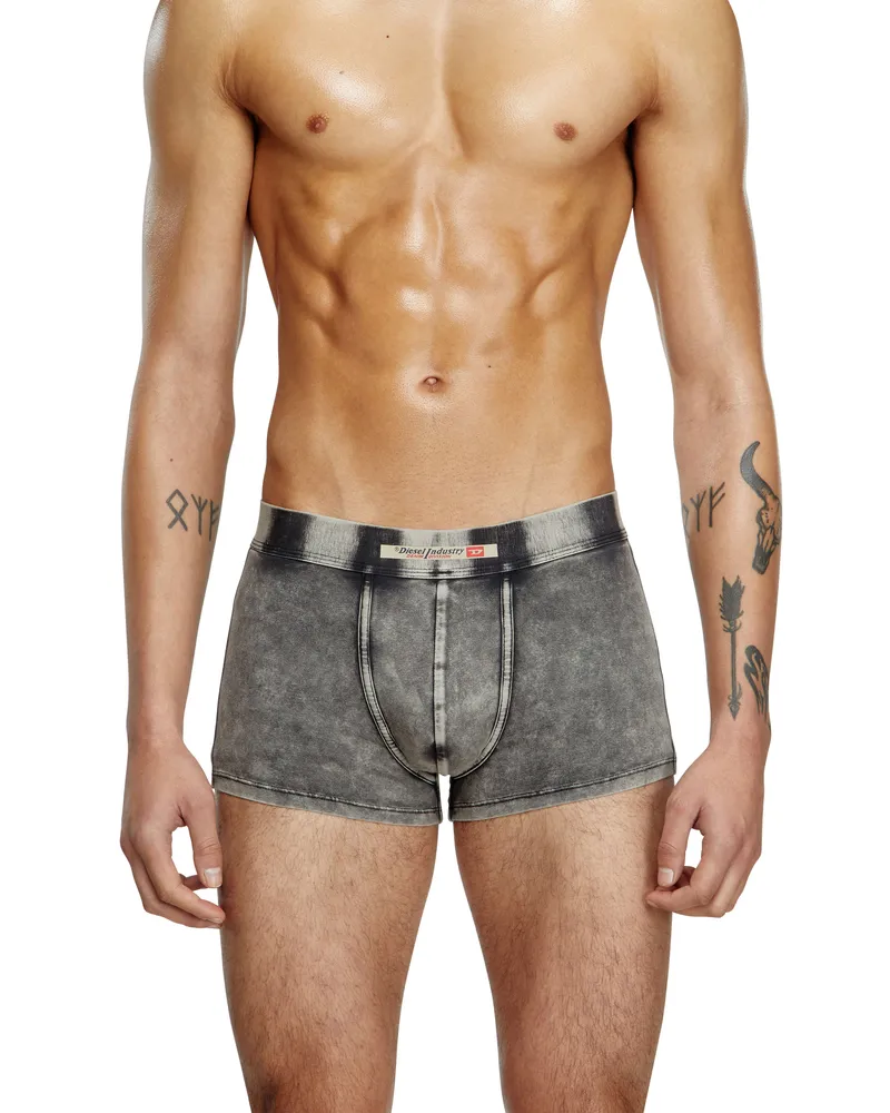 Diesel Retropants aus Denim-Effekt-Baumwolle - Boxershorts - Herren - Schwarz Schwarz