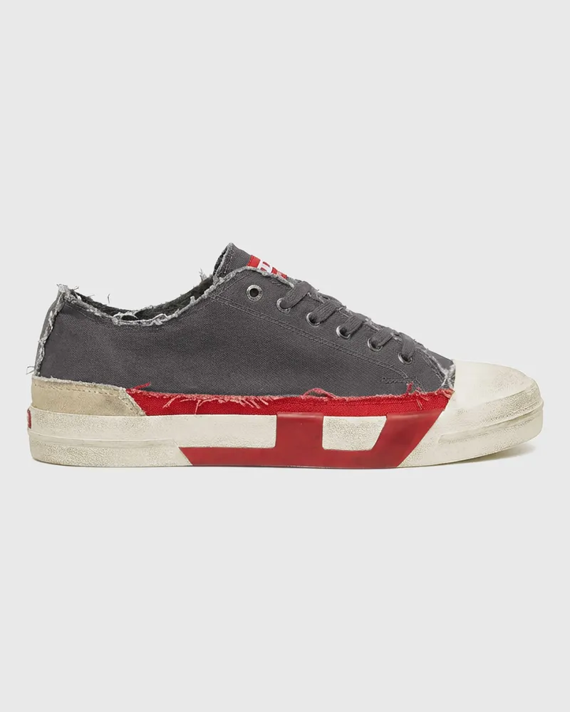Diesel S-D-Verse-Canvas-Sneakers mit Schmutz-Effekt - Sneakers - Herren 