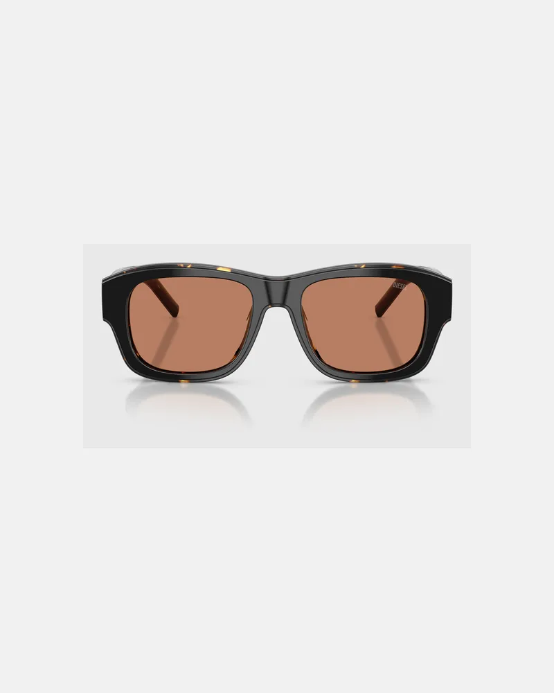 Diesel Rechteckige Sonnenbrille - Sonnenbrille - Unisex - Bunt Bunt
