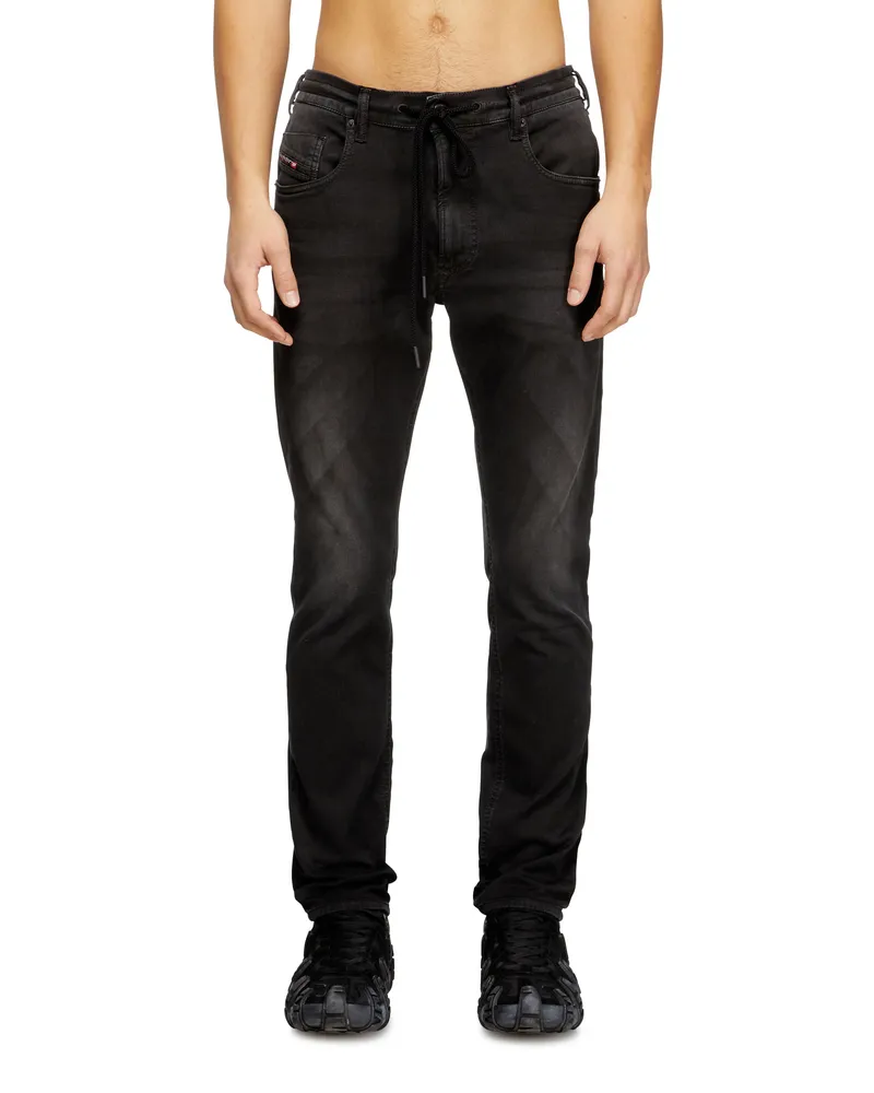 Diesel Regular 2032 D-Krooley Joggjeans - Jeans - Herren - Schwarz Schwarz