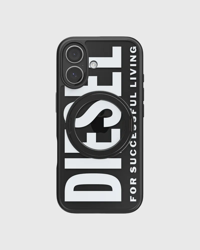 Diesel Ringstand-Magsafe Case für iPhone 17 - Telefonringhalter - Unisex - Schwarz Schwarz