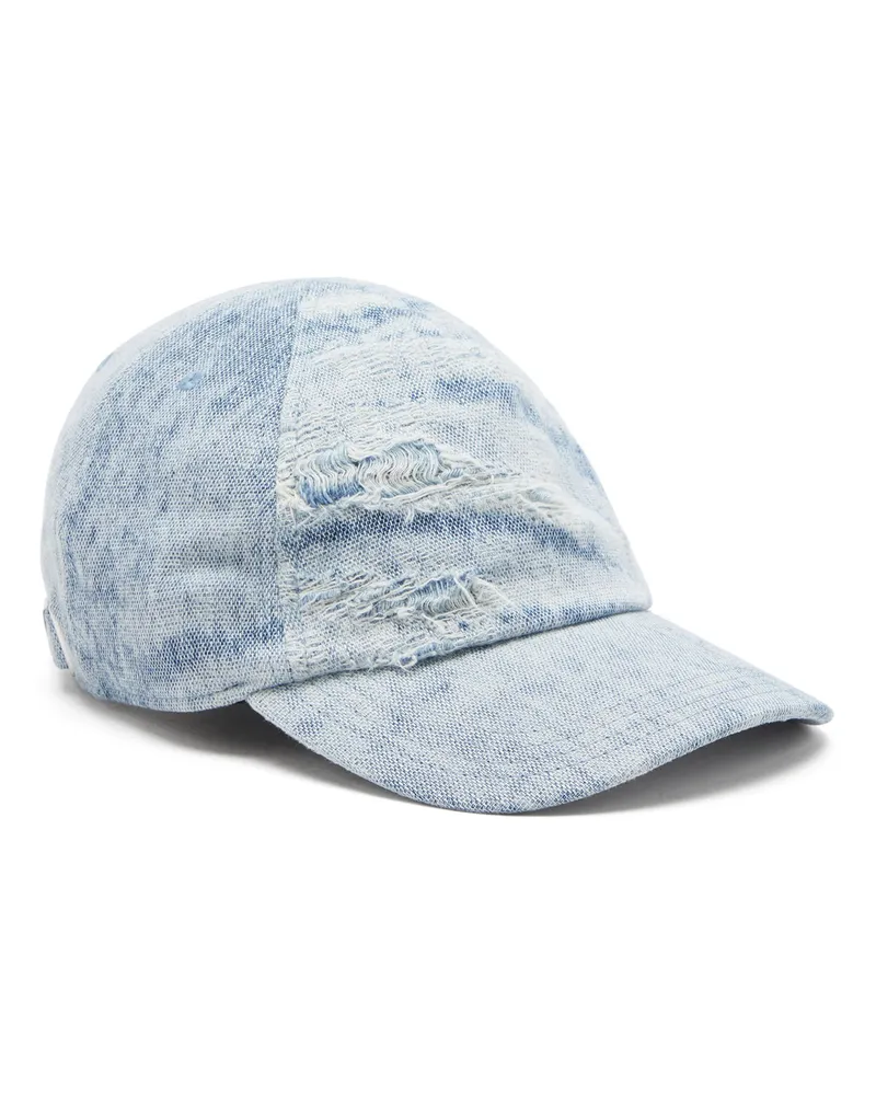 Diesel Baseballmütze mit Denim-Behandlung - Hüte - Herren - Blau Blau