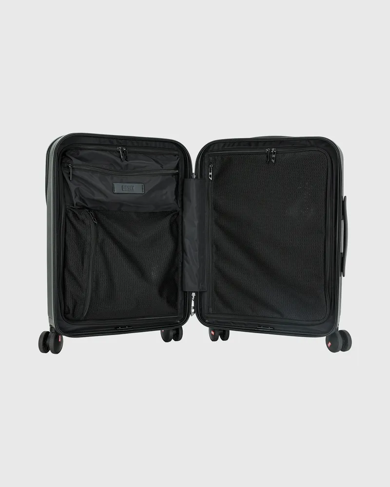 Diesel Oval D Koffer Größe S - Handgepäck Koffer - Unisex - Schwarz Schwarz