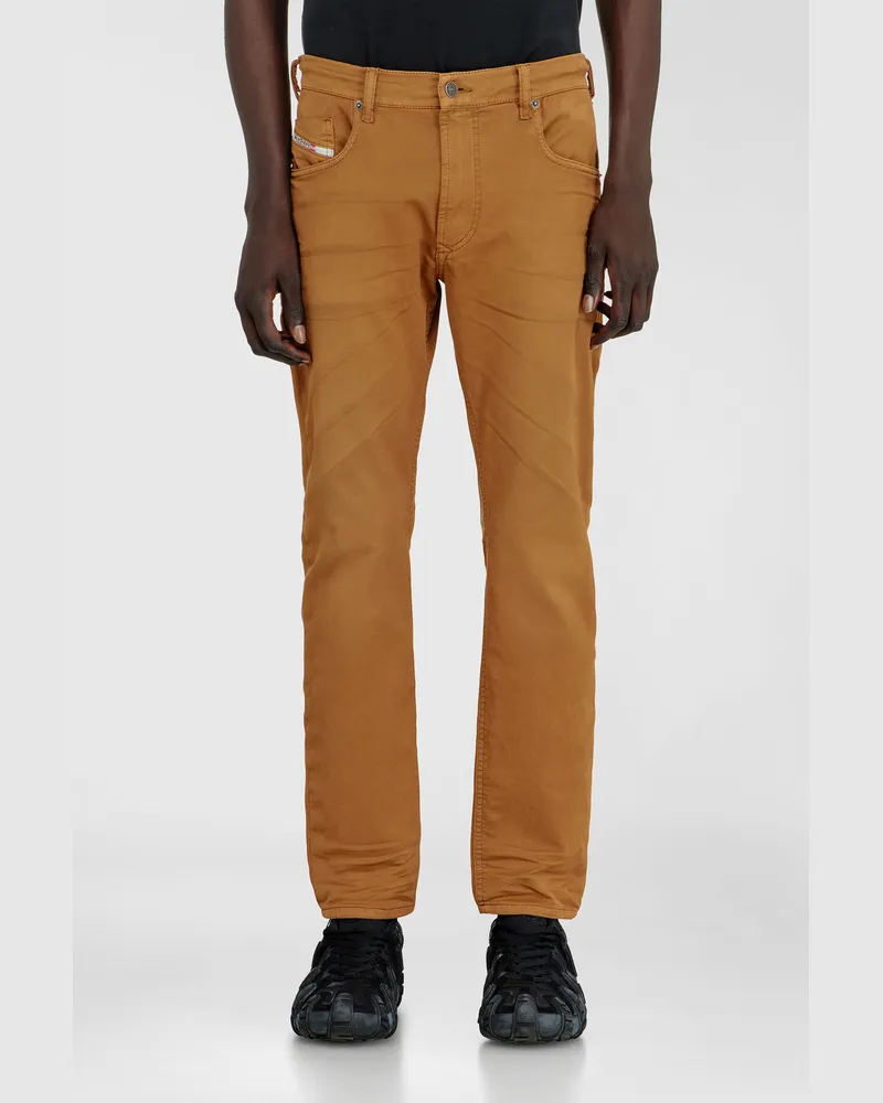 Diesel Regular Regular Waist 2032 D-Krooley-BW Joggjeans, Farbig, Elastischer Bund Braun
