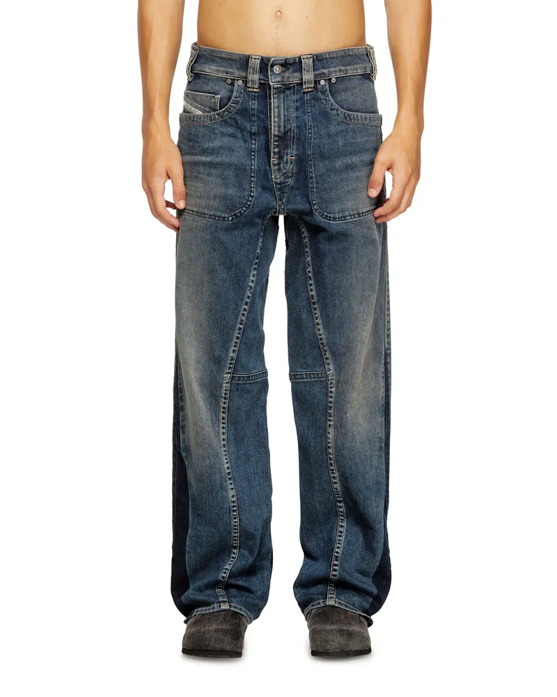 Diesel Relaxed Jeans - 2001 D-Macro - Jeans - Herren - Blau Blau