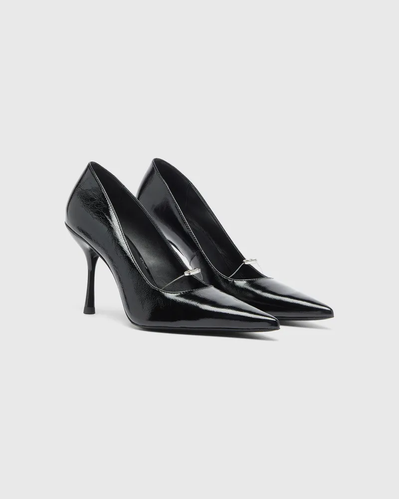 Diesel D-Jewels - Pumps aus Naplakleder - Pumps - Damen - Schwarz Schwarz