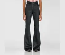 Bootcut Jeans High Waist 1973 D-Partt, Schwarz/Dunkelgrau, Reißverschluss