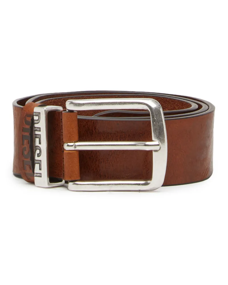 Diesel 3.9cm Gürtel mit Kontrastschlaufen - Gürtel - Herren - Braun Braun