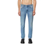 Skinny Jeans Low Waist 1979 Sleenker, Hellblau, Reißverschluss
