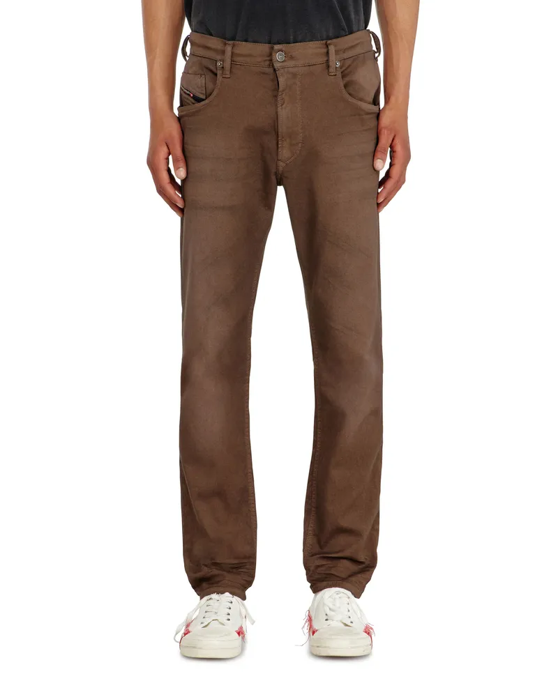 Diesel Regular Regular Waist 2032 D-Krooley-BW Joggjeans, Farbig, Elastischer Bund Braun