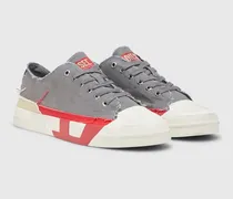 S-D-Verse-Canvas-Sneakers mit Schmutz-Effekt - Sneakers - Herren - Grau