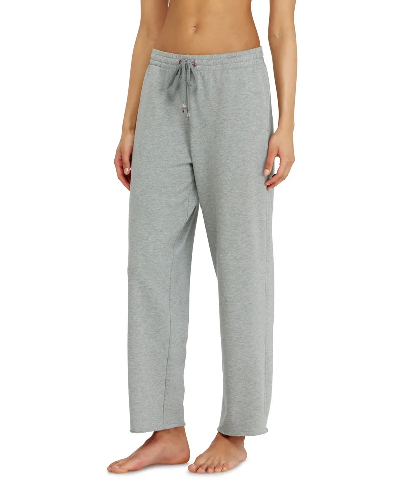 Diesel Aufgeraute Sweathose mit offenen Säumen - Hosen - Damen - Grau Grau