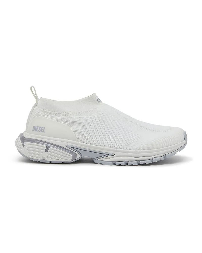 Diesel Pro-V-Dense-Slip-on-Strick-Sockenturnschuhe - Sneakers - Herren - Weiss Weiss