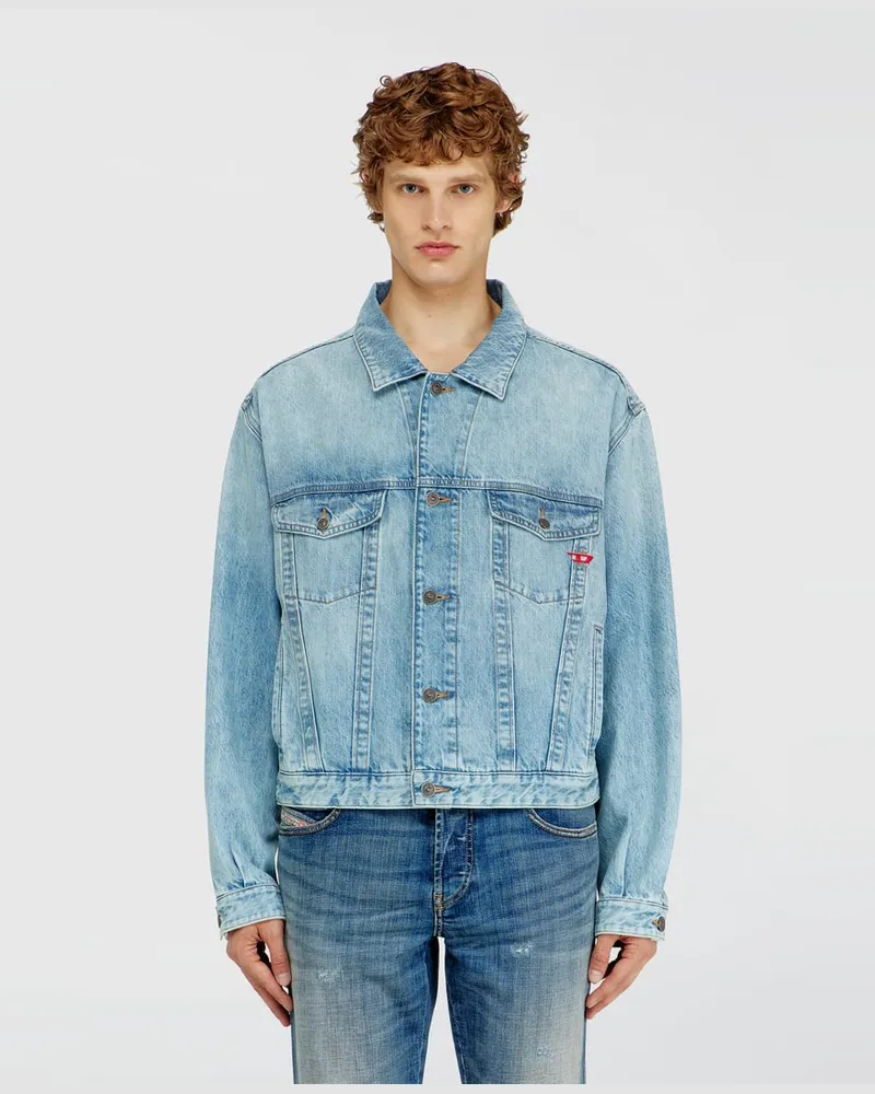Diesel Trucker-Jacke aus denim - Denim jacken - Unisex - Blau Blau
