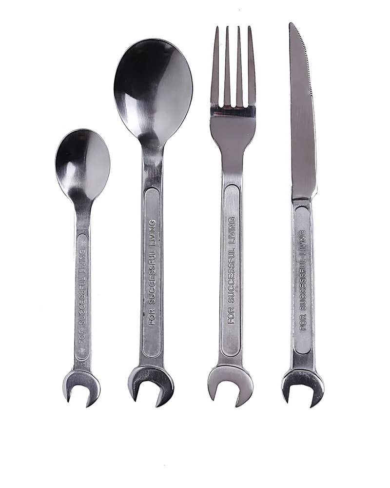 Diesel Besteckset aus Stahl - Besteck - Unisex - Silber Silber