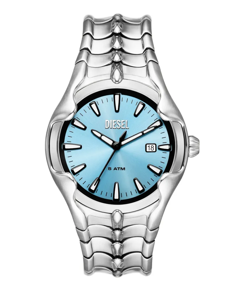 Diesel Vert Armbanduhr aus Edelstahl - Uhren - Herren - Silber Silber