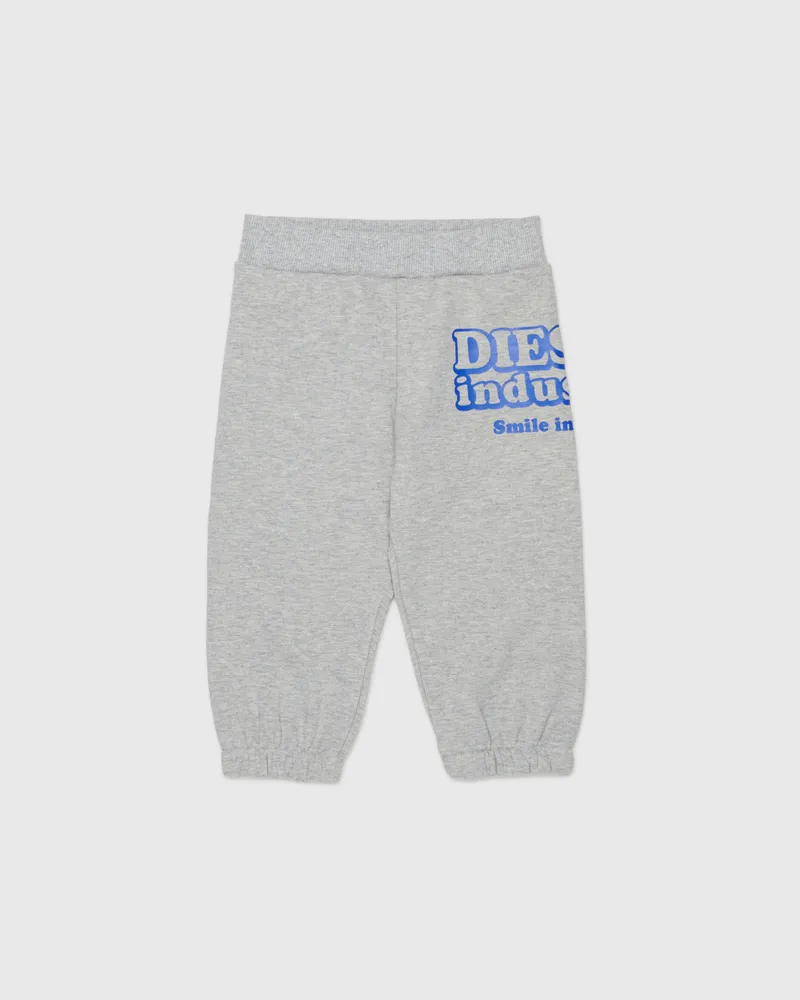 Diesel Sweatpants aus Baumwolle mit Diesel Industry Print - Hosen - Herren - Grau Grau