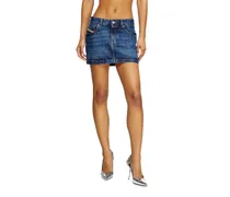 Minirock aus Denim - Röcke - Damen - Blau