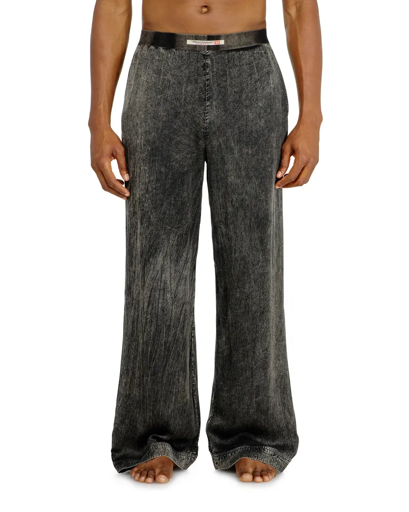 Diesel Viskosehose mit fließender Passform - Hosen - Herren - Grau Grau
