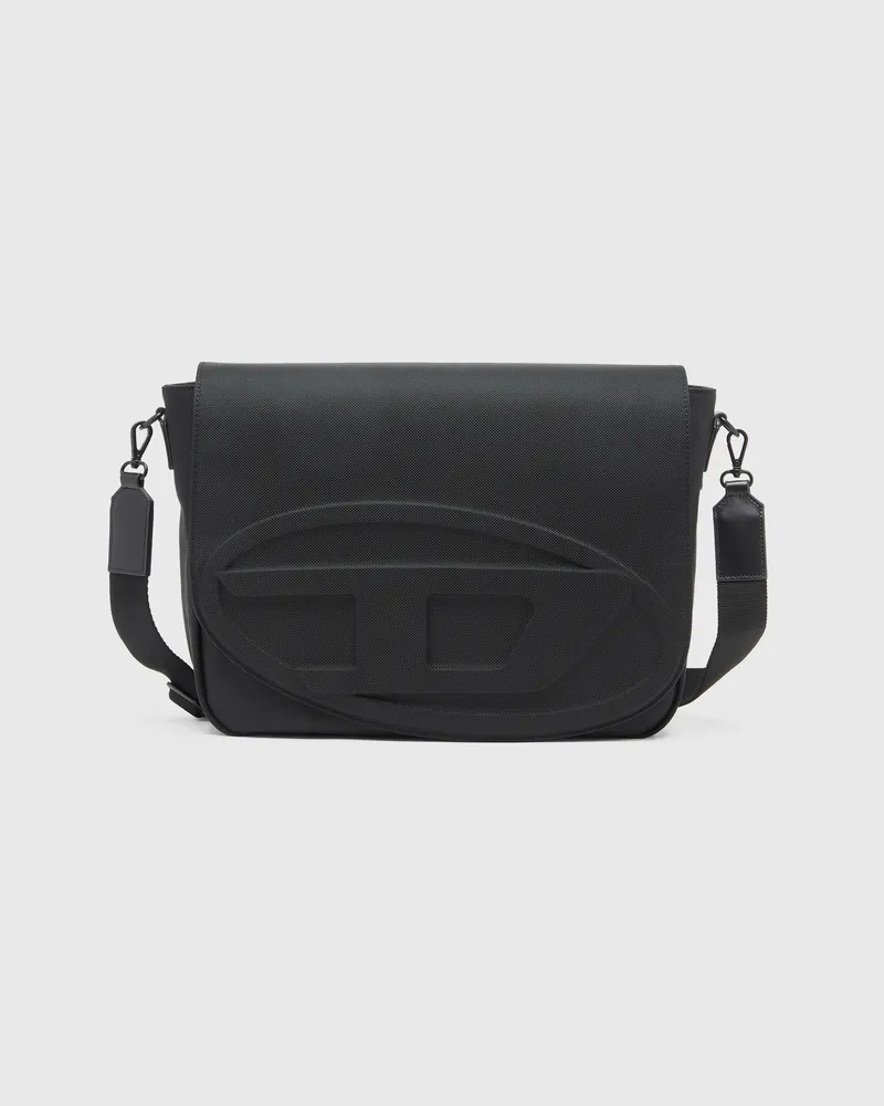 Diesel 1DR-Messenger-Bag aus CORDURA-Nylon - Schultertaschen - Herren - Schwarz Schwarz