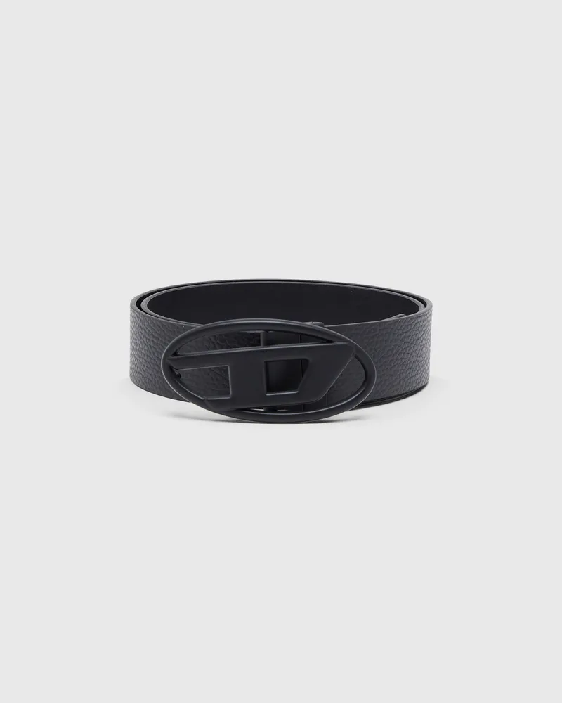 Diesel 3.9cm Gürtel aus Leder zum Wenden - Gürtel - Herren - Schwarz Schwarz