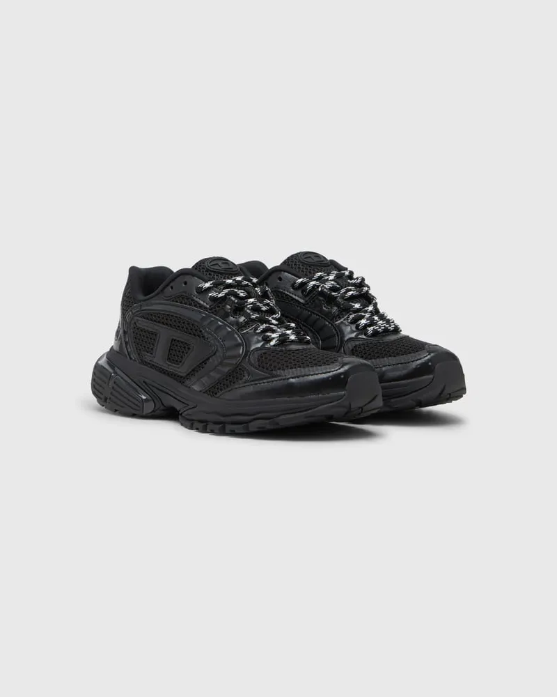 Diesel S-Pro-V-Dense-Sneakers aus Mesh mit Oval D-Logo - Sneakers - Herren - Schwarz Schwarz
