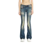 Bootcut Jeans Low Waist 1969 D-Ebbey, Mittelblau, Reißverschluss